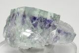 Glassy, Purple & Green Cubic Fluorite Crystal - China #205589-1